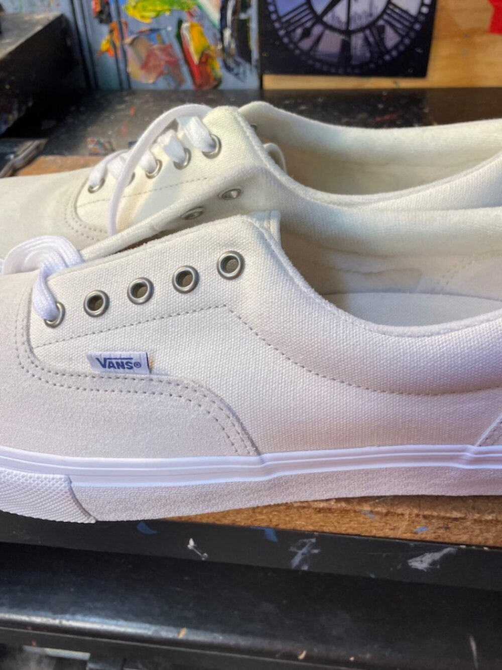 Vans Skate Era Suede Canvas Marshmallow Sz US 11.5 Men New VN00117JCCZ Sneakers